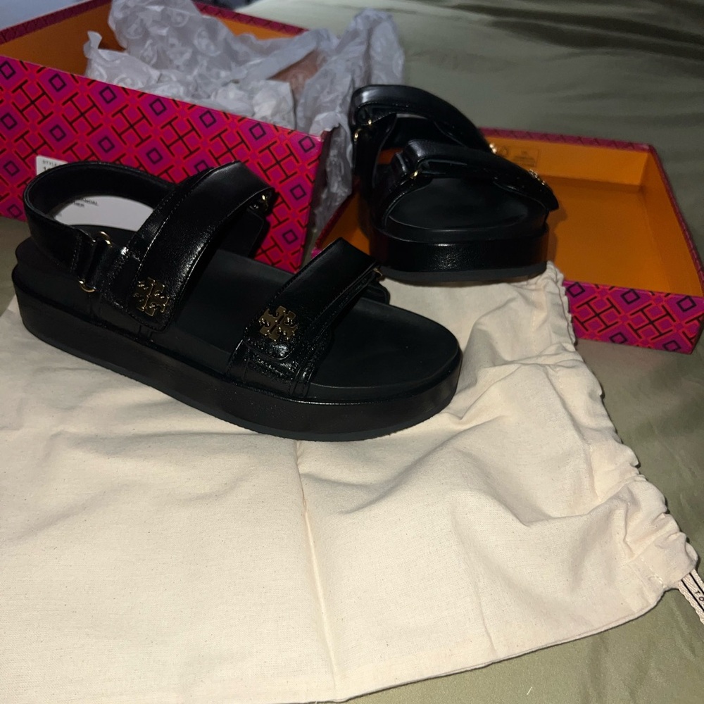 Tory Burch Black Sandals